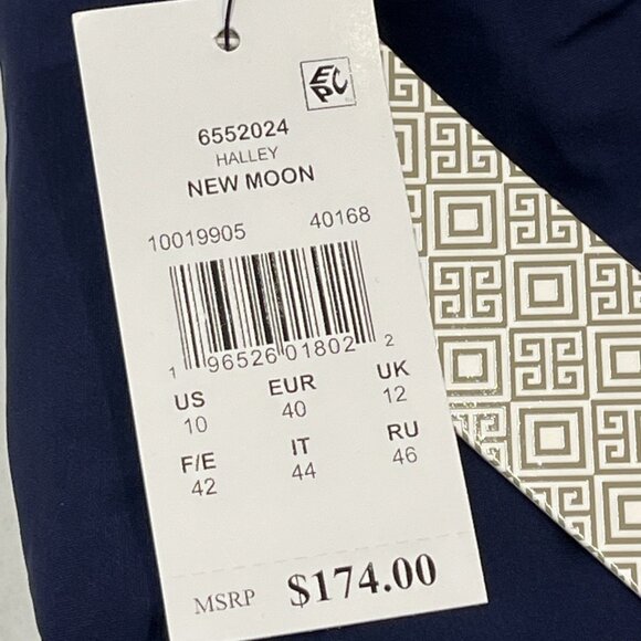 Amoressa Swimsuit Womens 10 Copernicus Halley Plunge One Piece Black Blue Beach - Picture 10 of 12